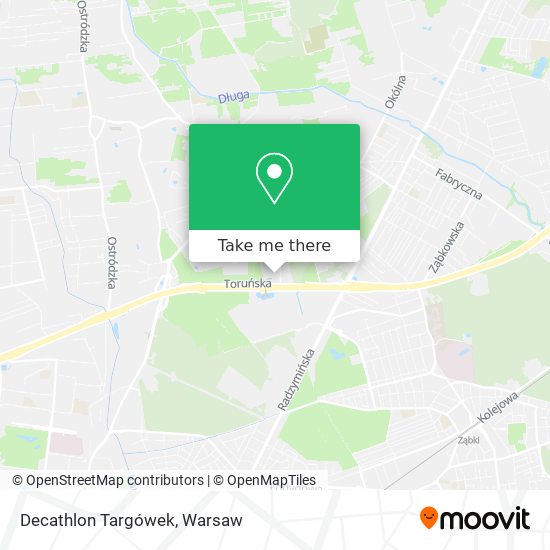 Decathlon Targówek map