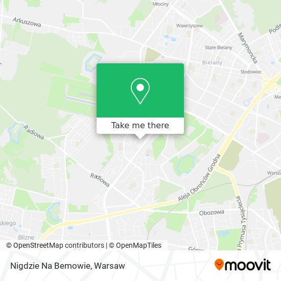 Nigdzie Na Bemowie map