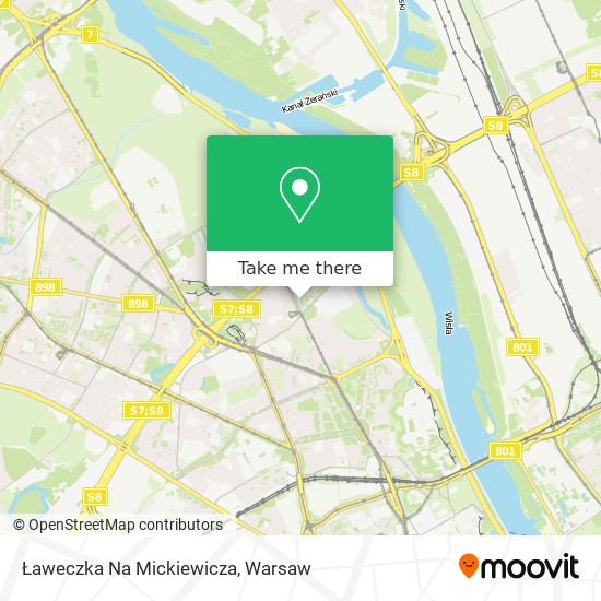 Ławeczka Na Mickiewicza map