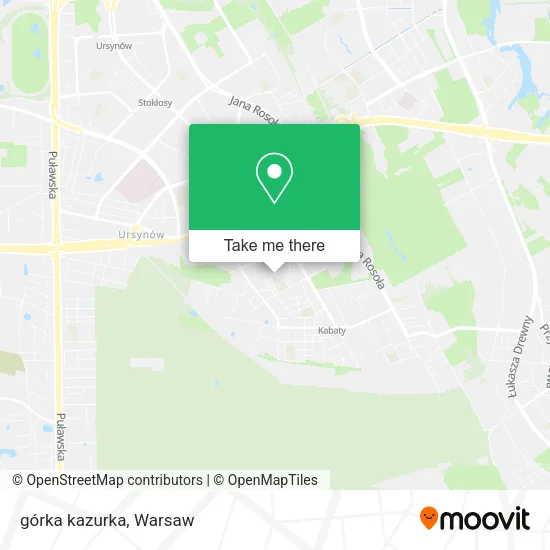 górka kazurka map
