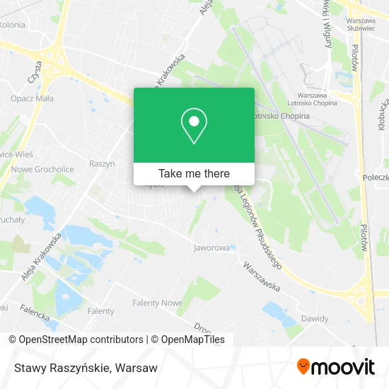 Stawy Raszyńskie map