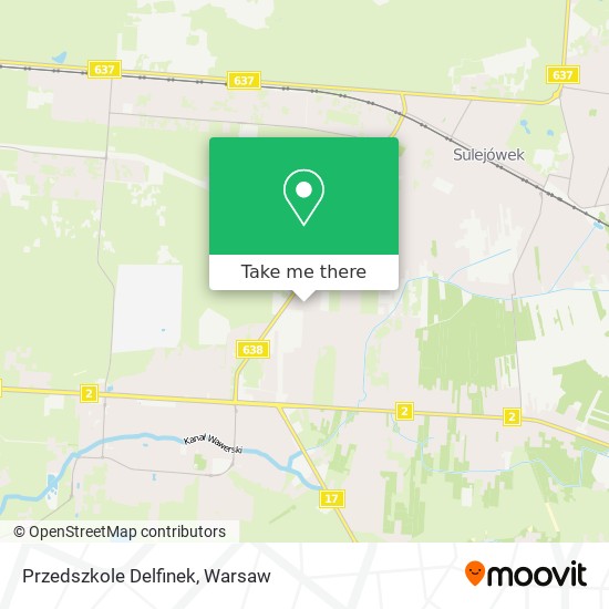 Przedszkole Delfinek map