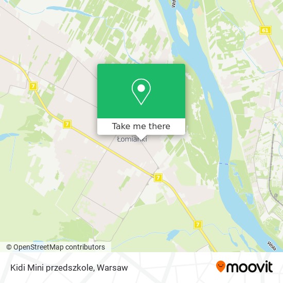 Kidi Mini przedszkole map