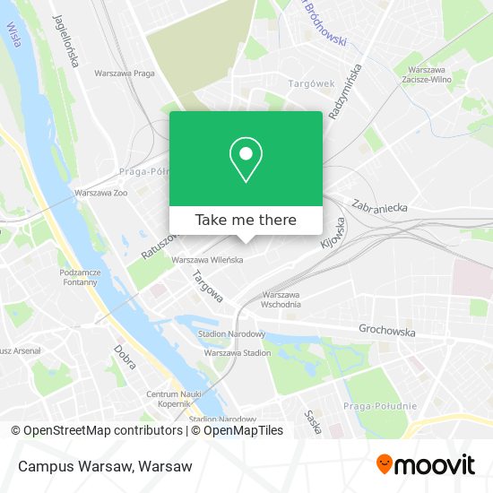 Campus Warsaw map