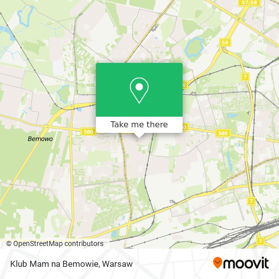 Klub Mam na Bemowie map