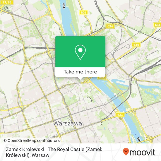 Zamek Królewski | The Royal Castle map