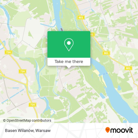 Basen Wilanów map