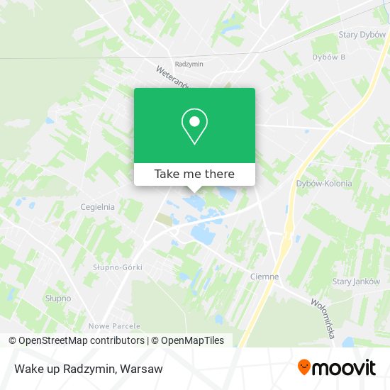 Wake up Radzymin map