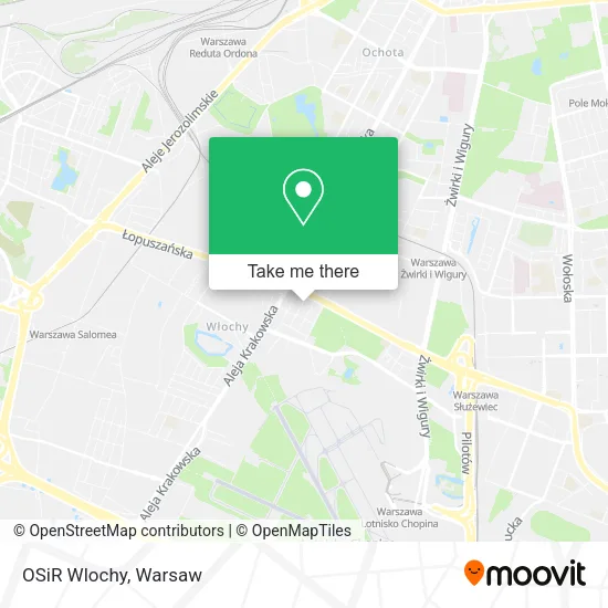 OSiR Wlochy map
