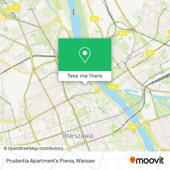 Prudentia Apartment's Piwna map