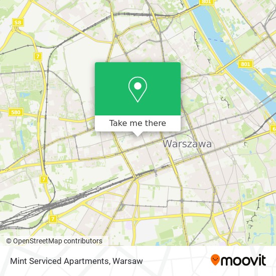 Mint Serviced Apartments map