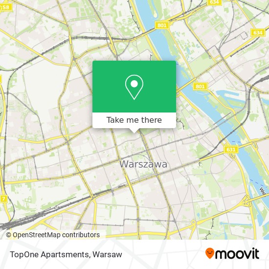 TopOne Apartsments map