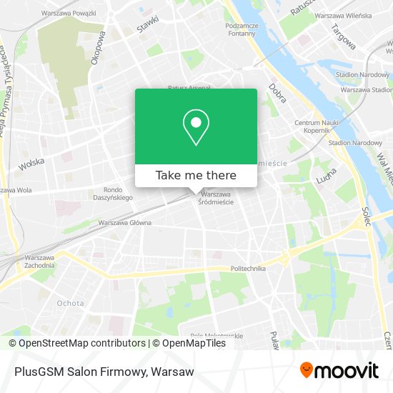 PlusGSM Salon Firmowy map