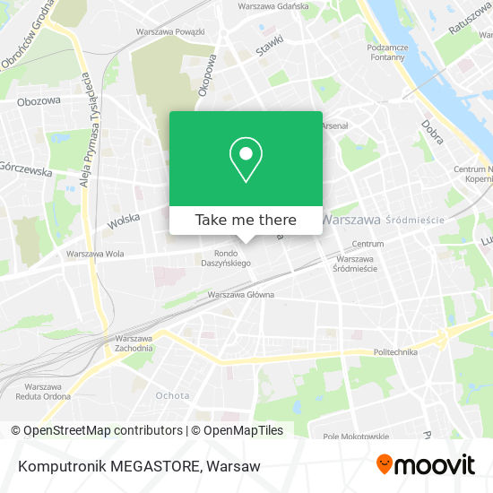 Komputronik MEGASTORE map