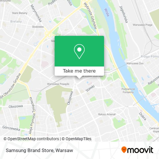 Samsung Brand Store map