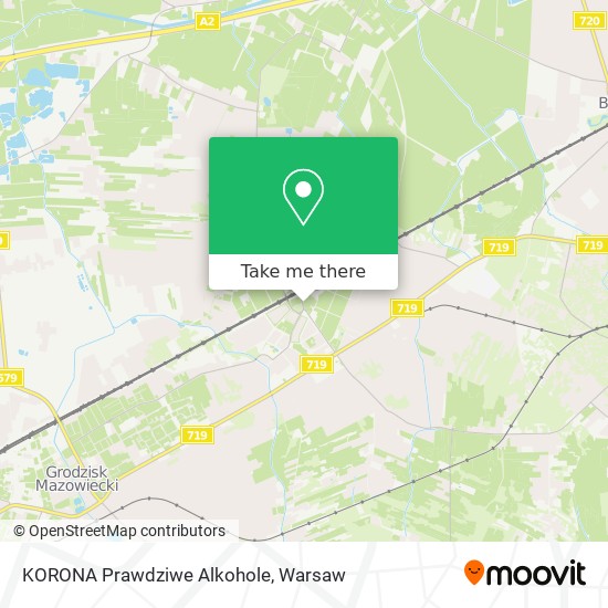 KORONA Prawdziwe Alkohole map