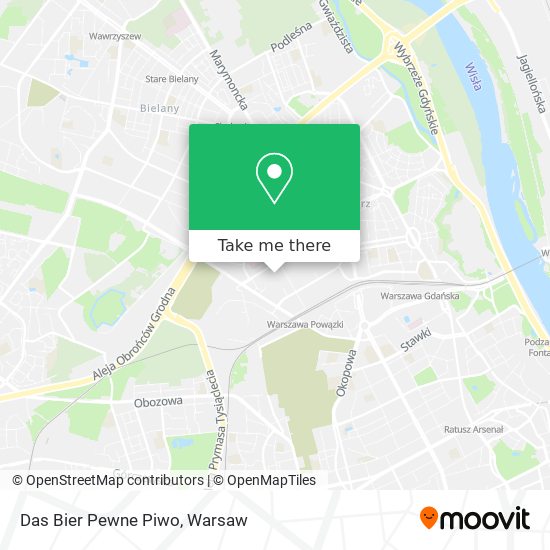 Das Bier Pewne Piwo map