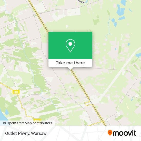 Outlet Piwny map