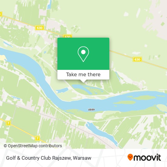 Golf & Country Club Rajszew map