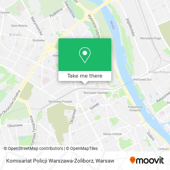 Komisariat Policji Warszawa-Żoliborz map