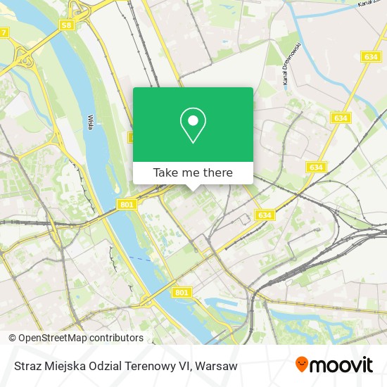 Straz Miejska Odzial Terenowy VI map