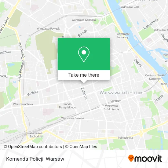 Komenda Policji map