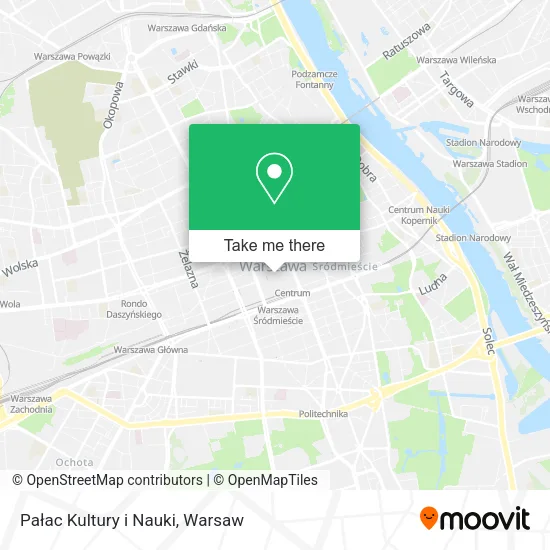 Pałac Kultury i Nauki map