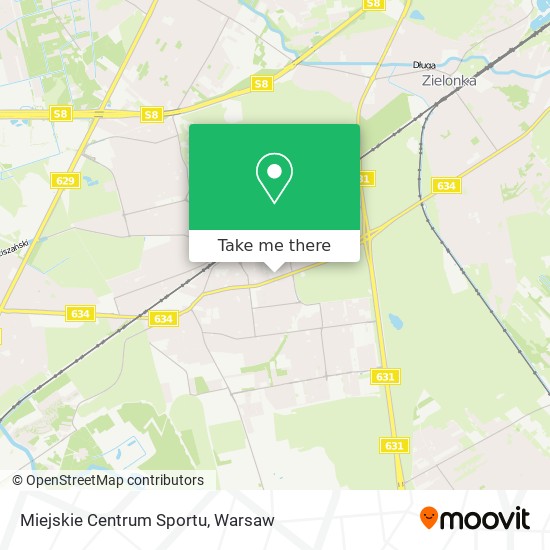 Miejskie Centrum Sportu map