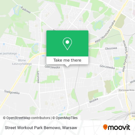 Street Workout Park Bemowo map