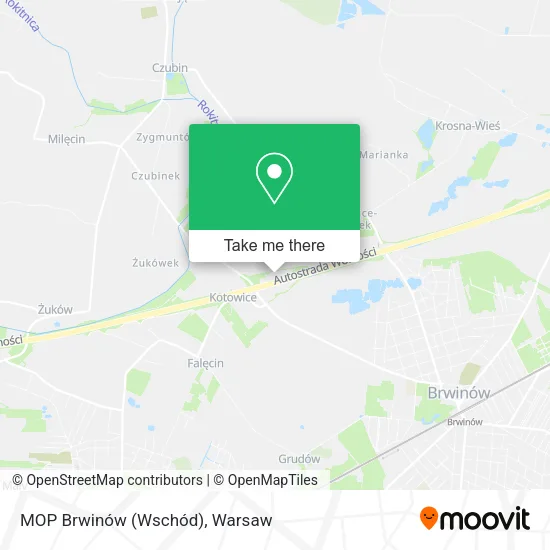 Карта MOP Brwinów (Wschód)