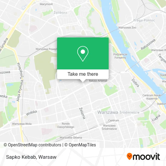 Sapko Kebab map