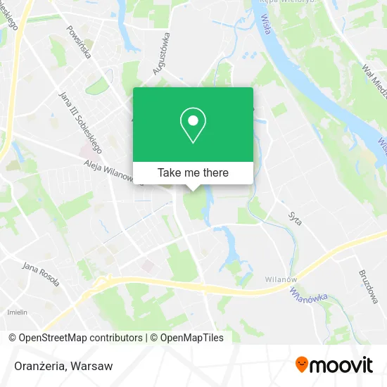 Oranżeria map