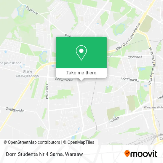 Dom Studenta Nr 4  Sarna map