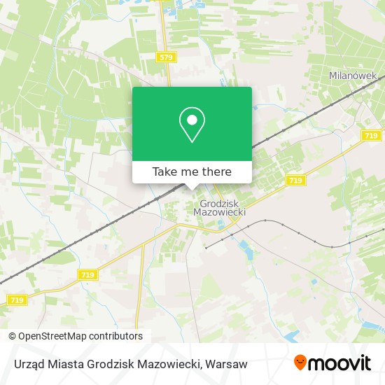 Urząd Miasta Grodzisk Mazowiecki map