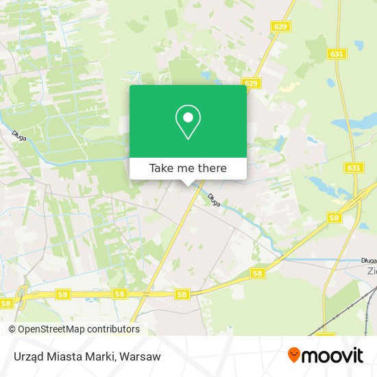 Urząd Miasta Marki map