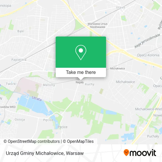 Карта Urząd Gminy Michałowice