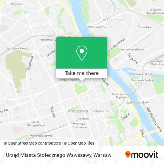 Urząd Miasta Stołecznego Wawszawy map