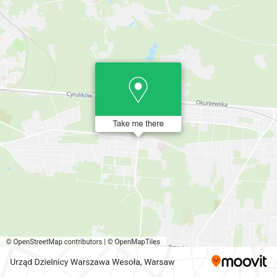 Urząd Dzielnicy Warszawa Wesoła map
