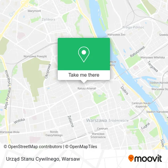 Urząd Stanu Cywilnego map