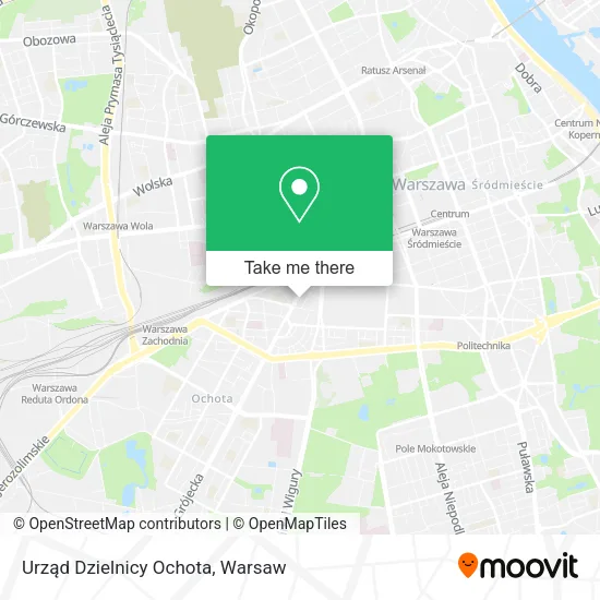 Карта Urząd Dzielnicy Ochota