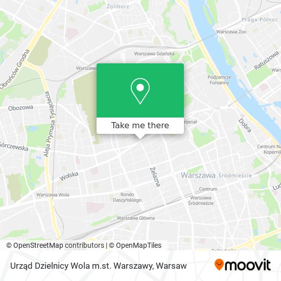 Urząd Dzielnicy Wola m.st. Warszawy map