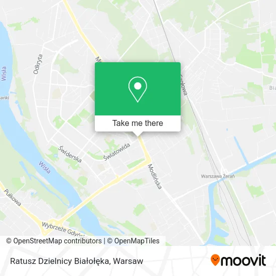Ratusz Dzielnicy Białołęka map
