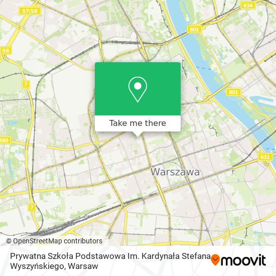 Prywatna Szkoła Podstawowa Im. Kardynała Stefana Wyszyńskiego map