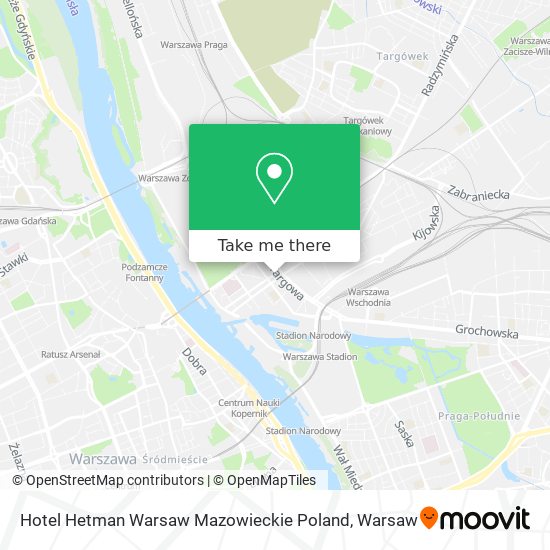 Карта Hotel Hetman Warsaw Mazowieckie Poland