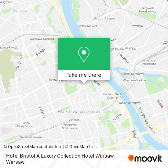 Hotel Bristol A Luxury Collection Hotel Warsaw map