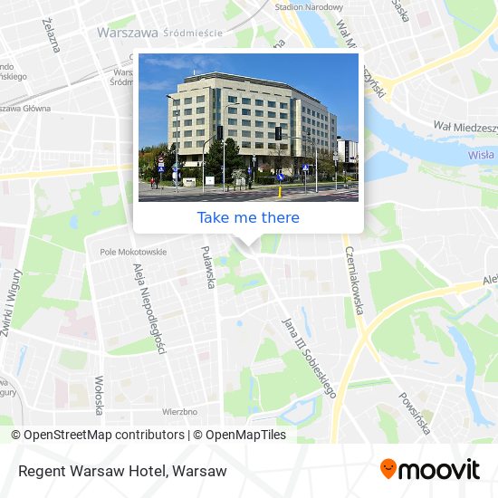 Regent Warsaw Hotel map