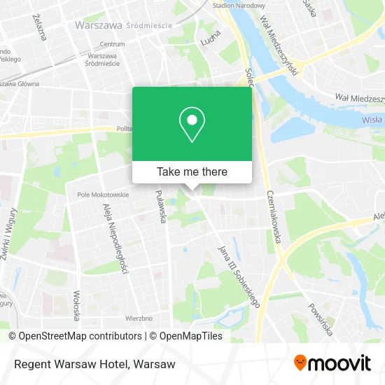 Regent Warsaw Hotel map