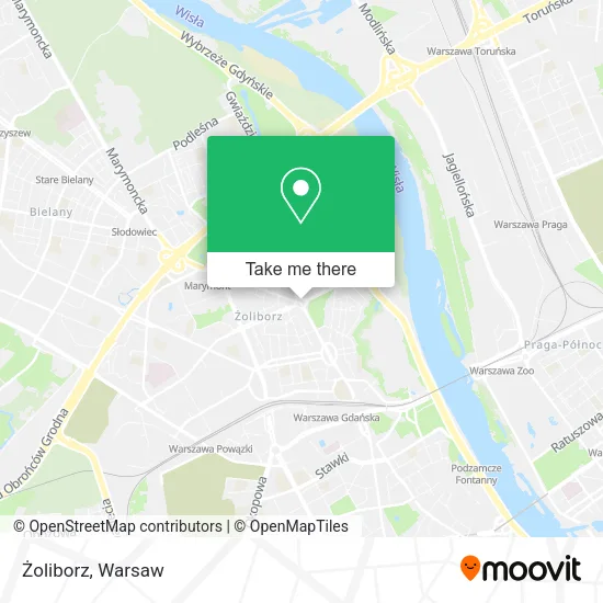 Żoliborz map
