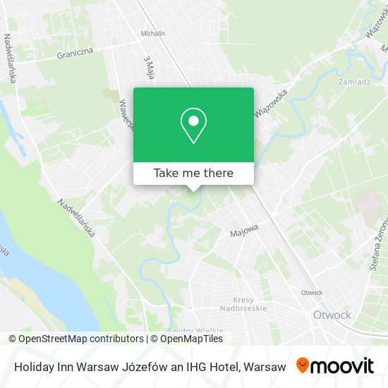 Holiday Inn Warsaw Józefów an IHG Hotel map