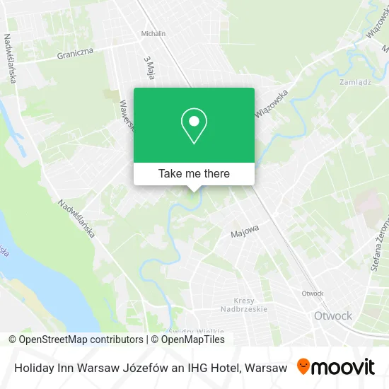 Holiday Inn Warsaw Józefów an IHG Hotel map